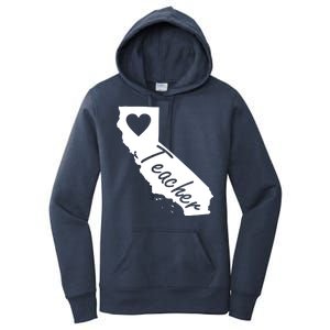 California State Teacher Red For Ed Women's Pullover Hoodie