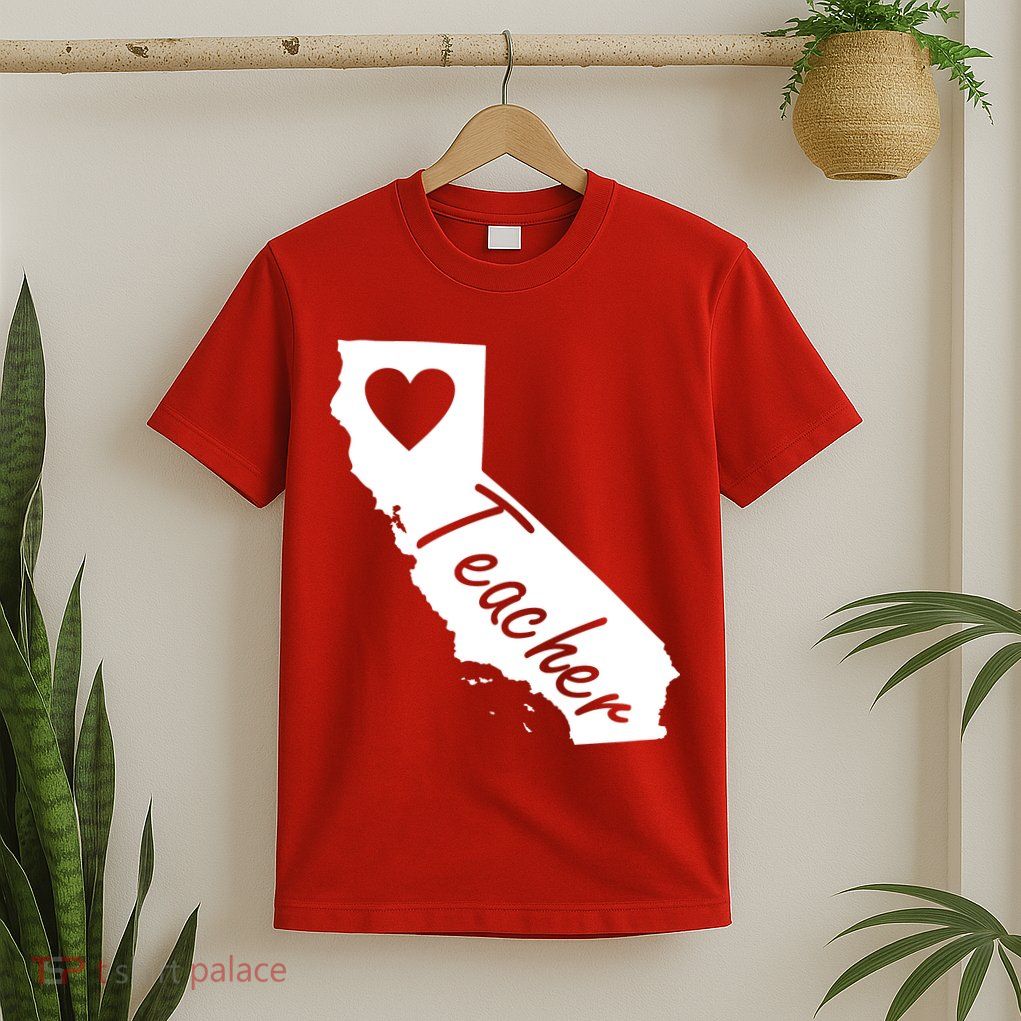 California State Teacher Red For Ed T-Shirt