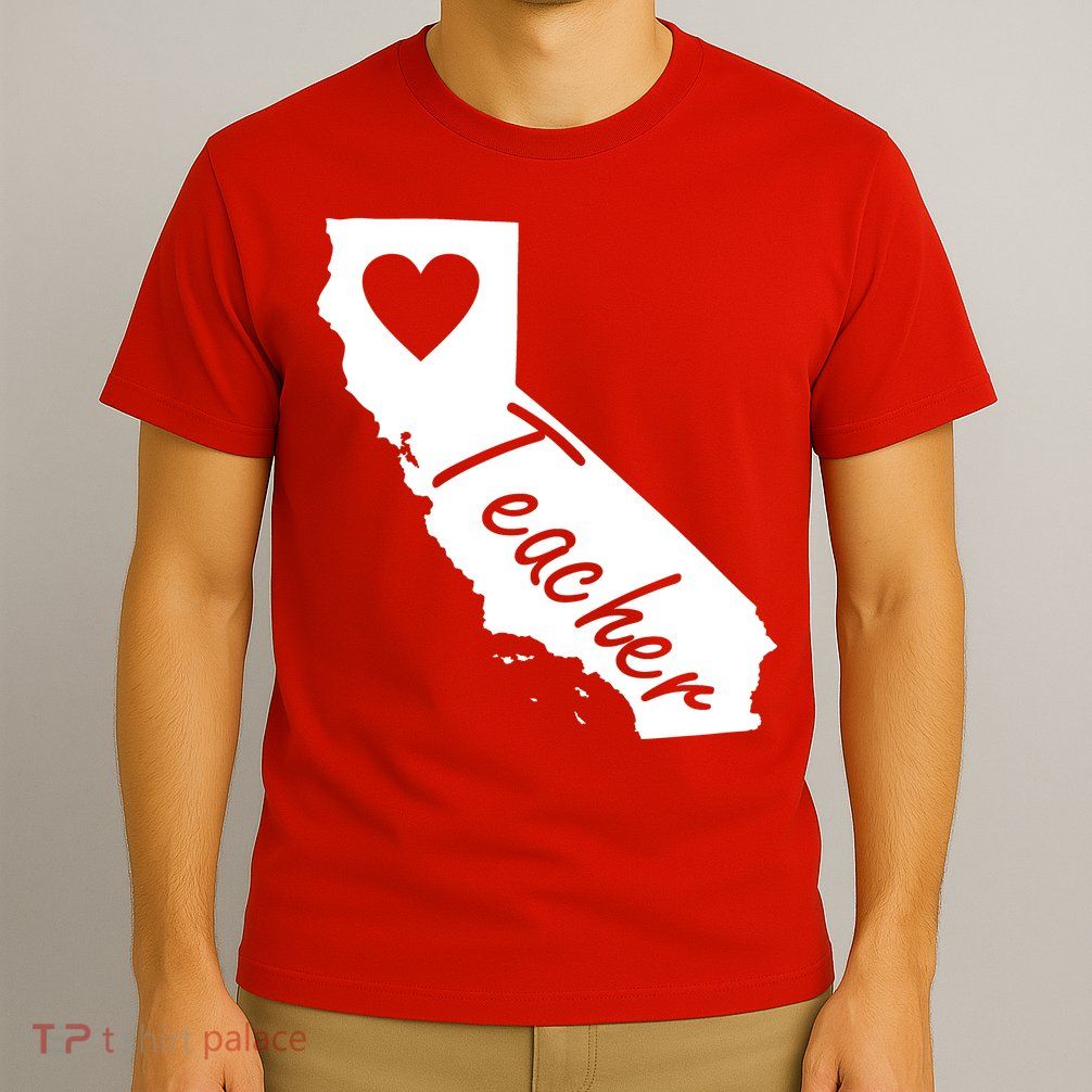 California State Teacher Red For Ed T-Shirt