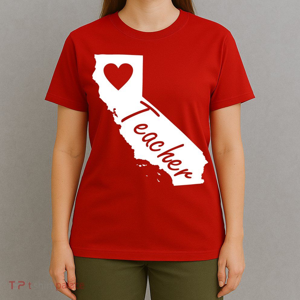 California State Teacher Red For Ed T-Shirt