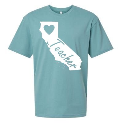 California State Teacher Red For Ed Sueded Cloud Jersey T-Shirt