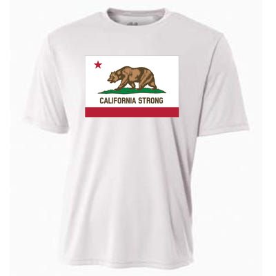 California Strong Flag Cooling Performance Crew T-Shirt