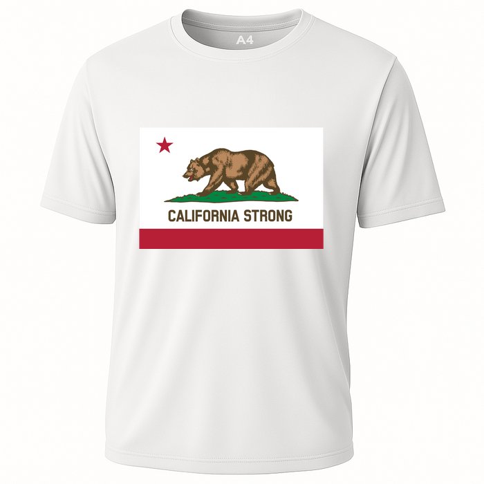 California Strong Flag Cooling Performance Crew T-Shirt