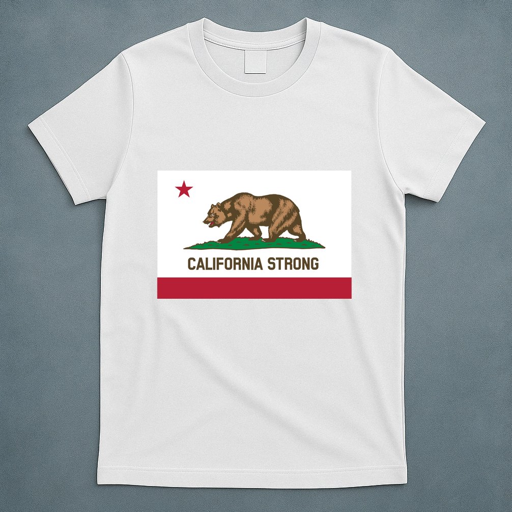 California Strong Flag T-Shirt