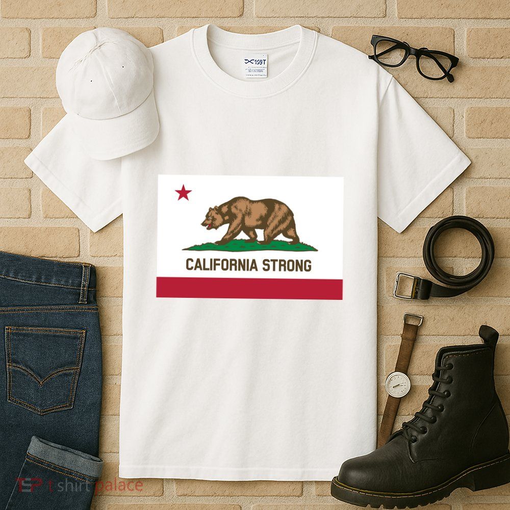 California Strong Flag Tall T-Shirt