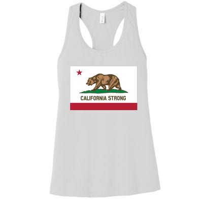 California Strong Flag Women's Racerback Tank