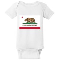 California Strong Flag Baby Bodysuit