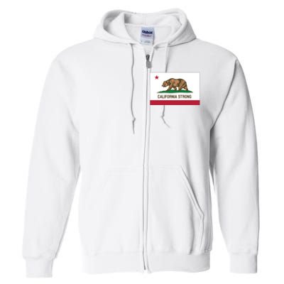 California Strong Flag Full Zip Hoodie