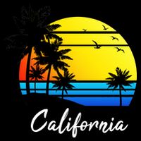 California Sunset Apron