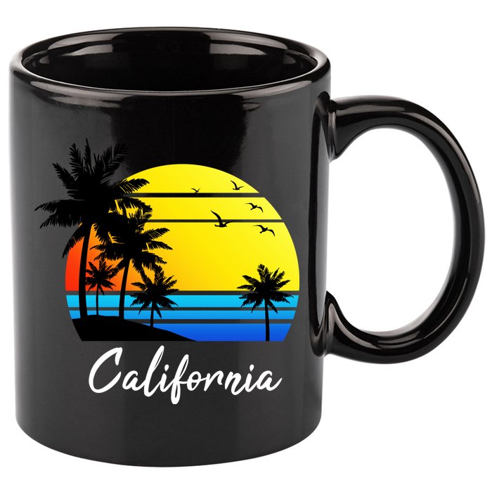 California Sunset 11oz C Handle Ceramic Mug