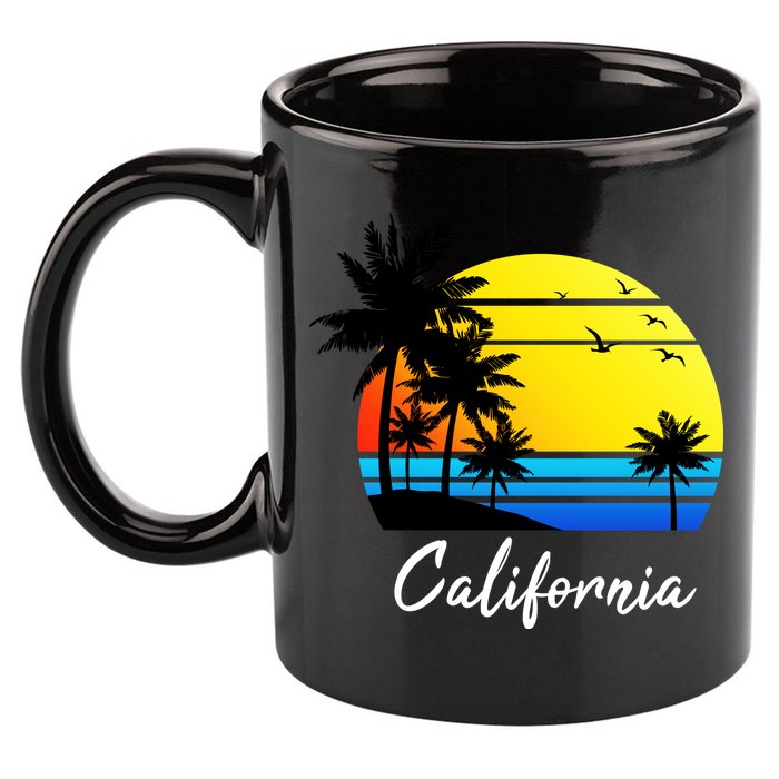 California Sunset 11oz C Handle Ceramic Mug