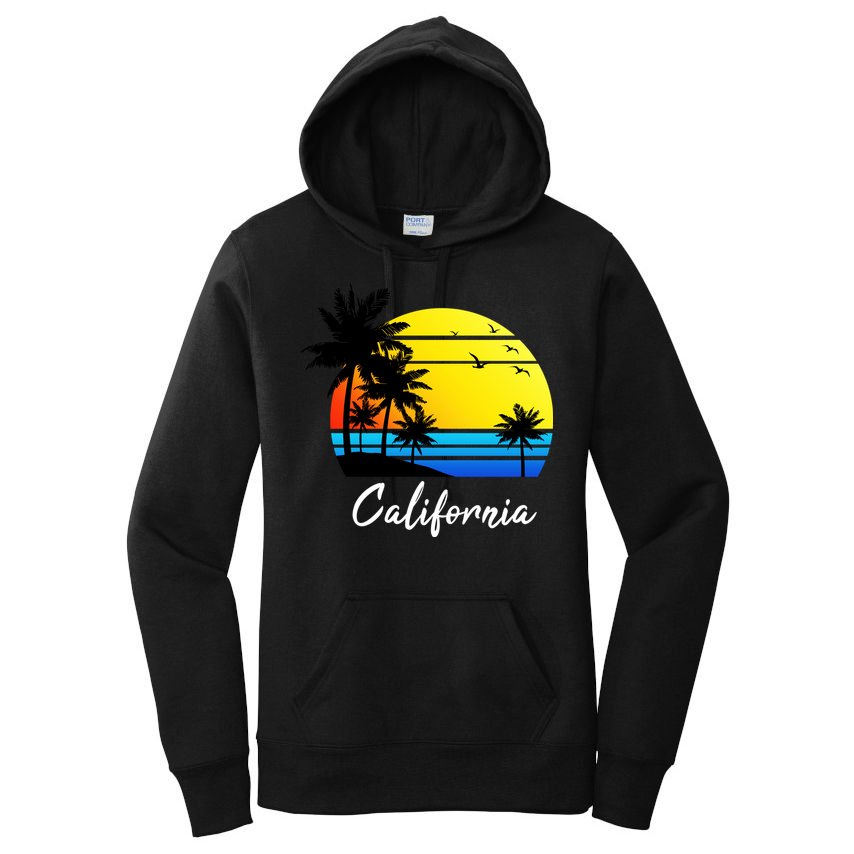 California Sunset Women's Pullover Hoodie