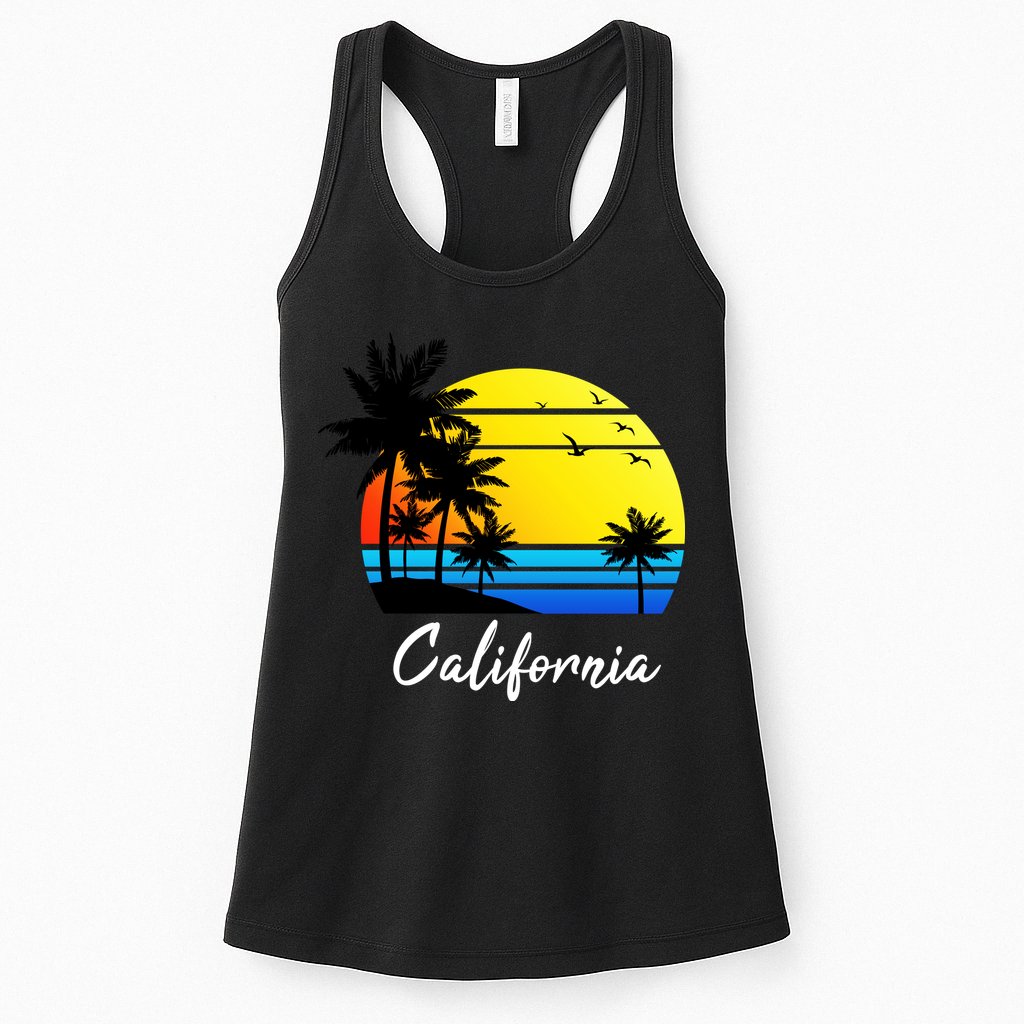 California Sunset Womens Tank Top