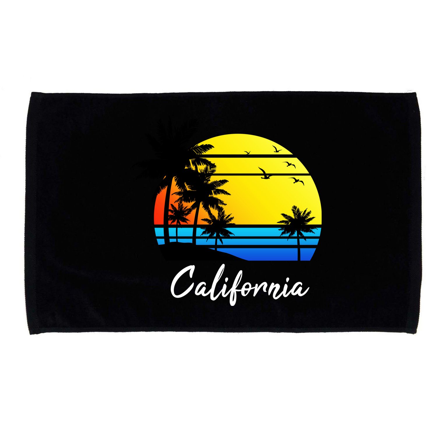 California Sunset Microfiber Hand Towel