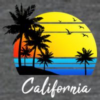 California Sunset Flatbill Hat