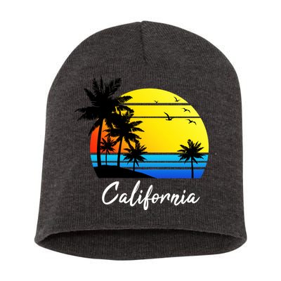 California Sunset Short Acrylic Beanie