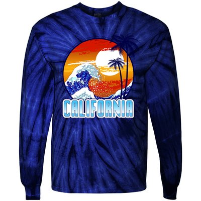 California Sunshine Tie-Dye Long Sleeve Shirt