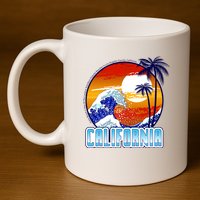 California Sunshine 11oz C Handle Ceramic Mug