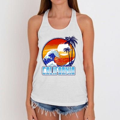 California Sunshine Women's Knotted Racerback Tank