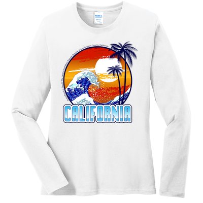 California Sunshine Ladies Long Sleeve Shirt