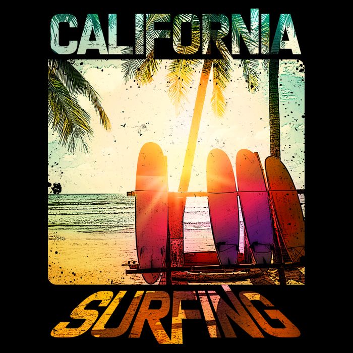 California Surfing City Backpack
