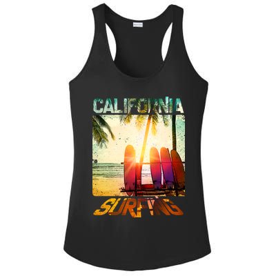 California Surfing Ladies PosiCharge Competitor Racerback Tank