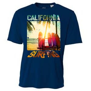 California Surfing Cooling Performance Crew T-Shirt