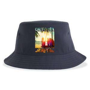 California Surfing Sustainable Bucket Hat