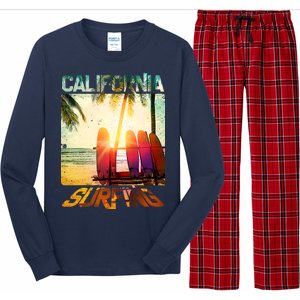 California Surfing Long Sleeve Pajama Set