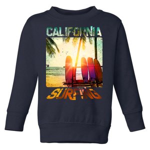 California Surfing Toddler Sweatshirt