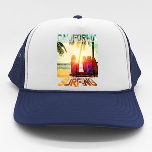 California Surfing Trucker Hat