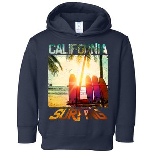 California Surfing Toddler Hoodie