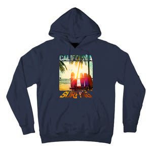 California Surfing Tall Hoodie