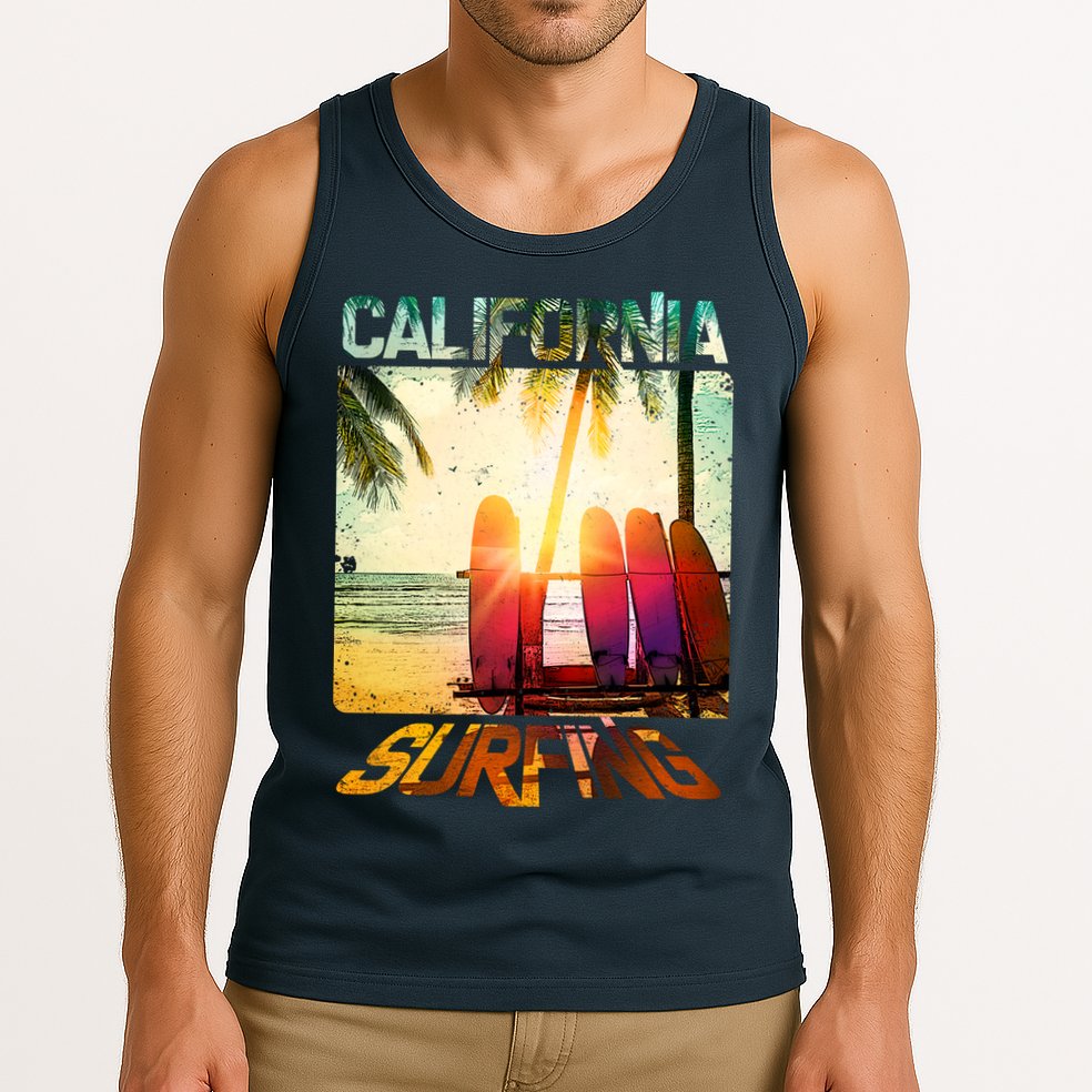 California Surfing Tank Top