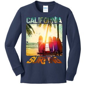 California Surfing Kids Long Sleeve Shirt