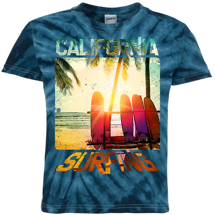 California Surfing Kids Tie-Dye T-Shirt