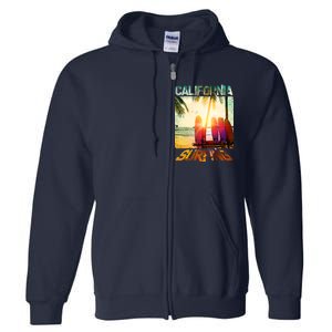 California Surfing Full Zip Hoodie