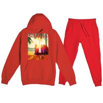 California Surfing Premium Hooded Sweatsuit Set