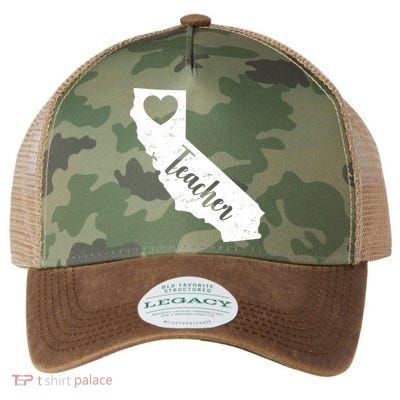 California Teacher Vintage Red For Ed  Legacy Tie Dye Trucker Hat