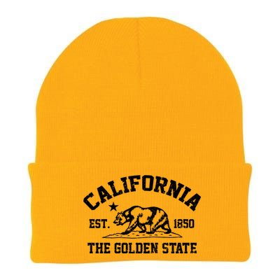 California The Golden State Est 1850 Knit Cap Winter Beanie