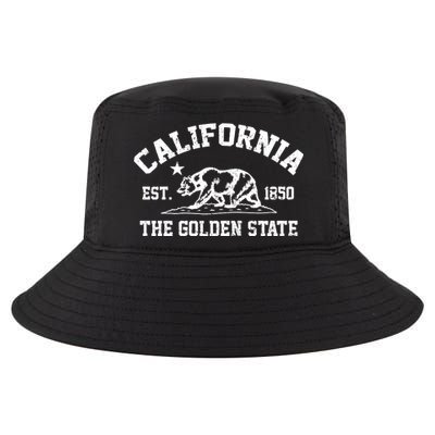 California The Golden State Est 1850 Cool Comfort Performance Bucket Hat