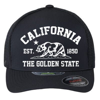California The Golden State Est 1850 Flexfit Unipanel Trucker Cap