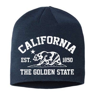 California The Golden State Est 1850 Sustainable Beanie