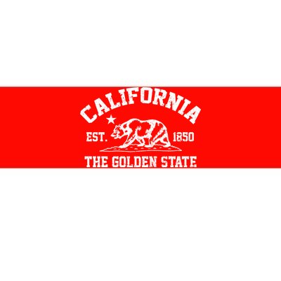 California The Golden State Est 1850 Bumper Sticker