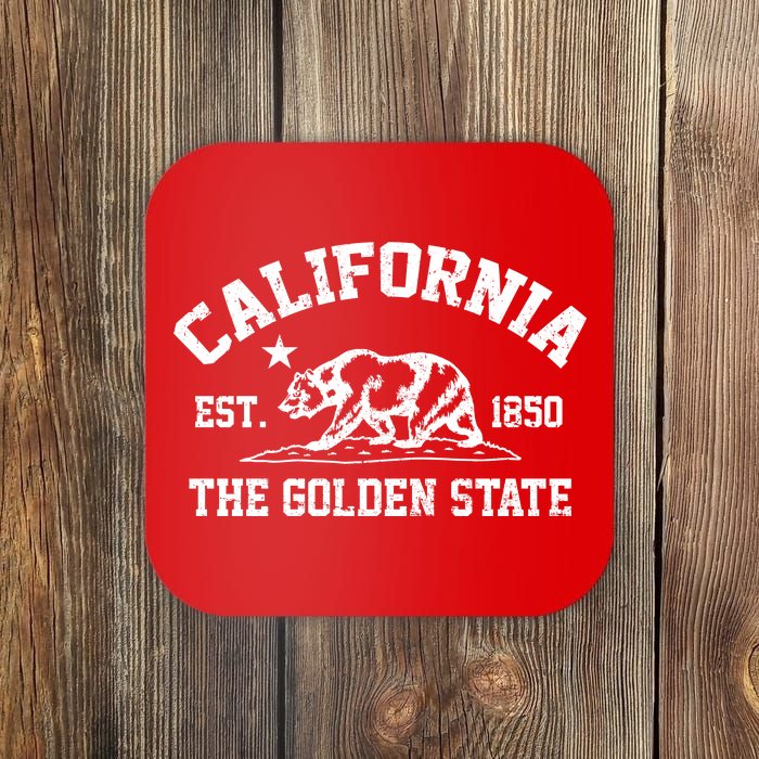 California The Golden State Est 1850 Coaster