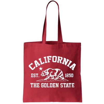 California The Golden State Est 1850 Tote Bag