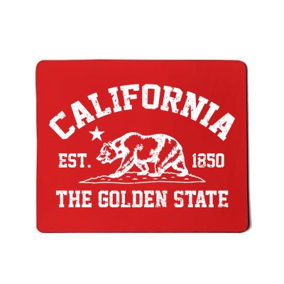 California The Golden State Est 1850 Mousepad