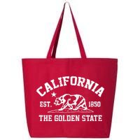 California The Golden State Est 1850 25L Jumbo Tote