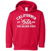 California The Golden State Est 1850 Toddler Hoodie