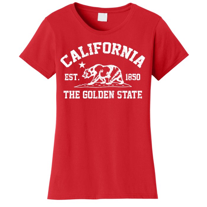 California The Golden State Est 1850 Women's T-Shirt